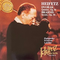 RCA Victor Heifetz Collection : Lateiner, Smith - Dvorak, Brahms